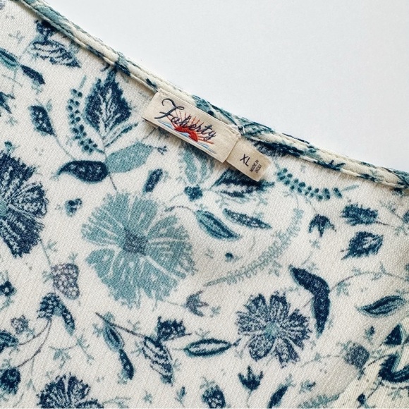 Faherty Sorrento Print Maxi Dress Dreamer Floral - Picture 9 of 12